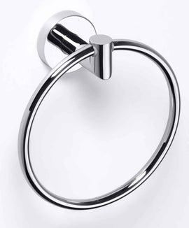 Anneau de serviette de douche OMEGA en laiton chromé 16 cm