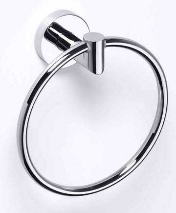 Anneau de serviette de douche OMEGA en laiton chromé 16 cm