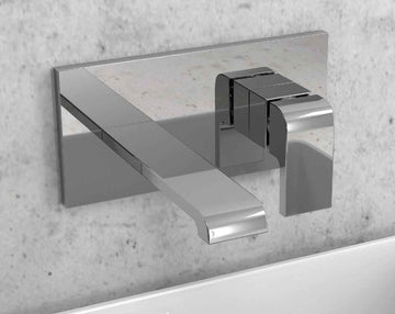 Mitigeur lavabo à encastrer EROS en laiton chromé