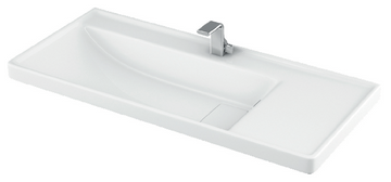Lavabo suspendu QUATTRO rectangulaire 100x45x19 cm