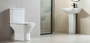 Pack WC à poser AMPIFOLIS 60x36,5x79 cm avec abattant à frein de chute