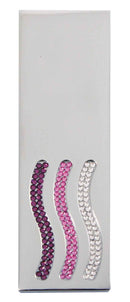 Mitigeur baignoire 4 trous avec cascade ROYAL orné de pierre