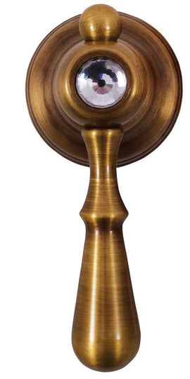 Mélangeur baignoire rétro poignée en cristal ROMANTIQUE 5 trous