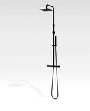 Colonne de douche thermostatique NOVELLINI EASY2 125 cm en chrome noir