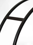 Rack à bûches rond en acier noir "DAISY" 80 cm