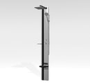 Colonne de douche hydromassante NOVELLINI LINE 1 argent 215 cm-2