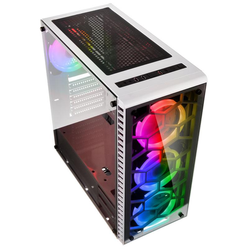 Kolink OBSERVATORY WHITE Midi Tower Black, White
