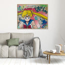 Sailor Moon impression sur toile de l'œuvre originale de Vincent STREIFF