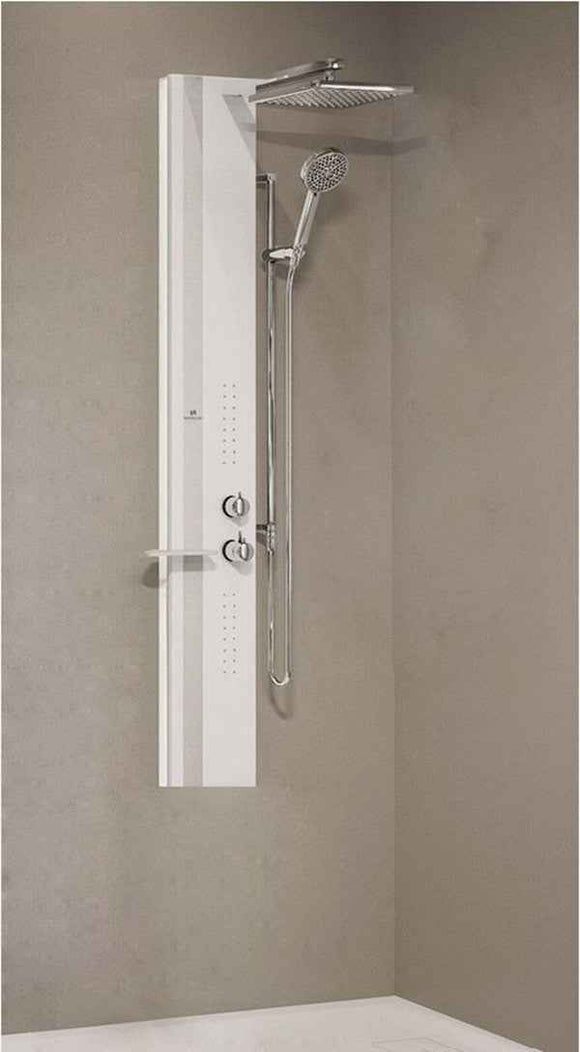 Colonne de douche hydromassante NOVELLINI LINE 2 blanc 150cm