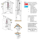 Colonne de douche hydromassante NOVELLINI LINE 2 argent 150cm