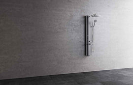 Colonne de douche hydromassante NOVELLINI LINE 2 argent 150cm