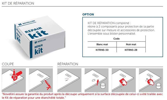 Kit de réparation pour receveur de douche NOVOSOLID NOVELLINI