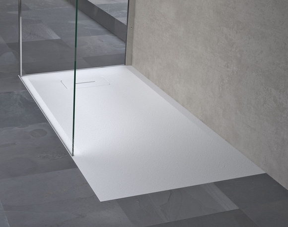 Receveur de douche recoupable NOVELLINI NOVOSOLID blanc 160x90 cm