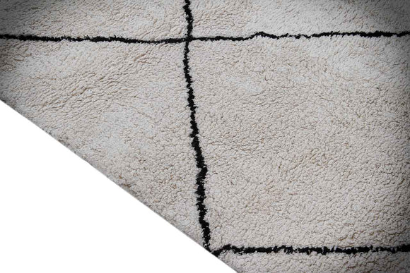 Tapis de style berbère tufté en coton CATAZ