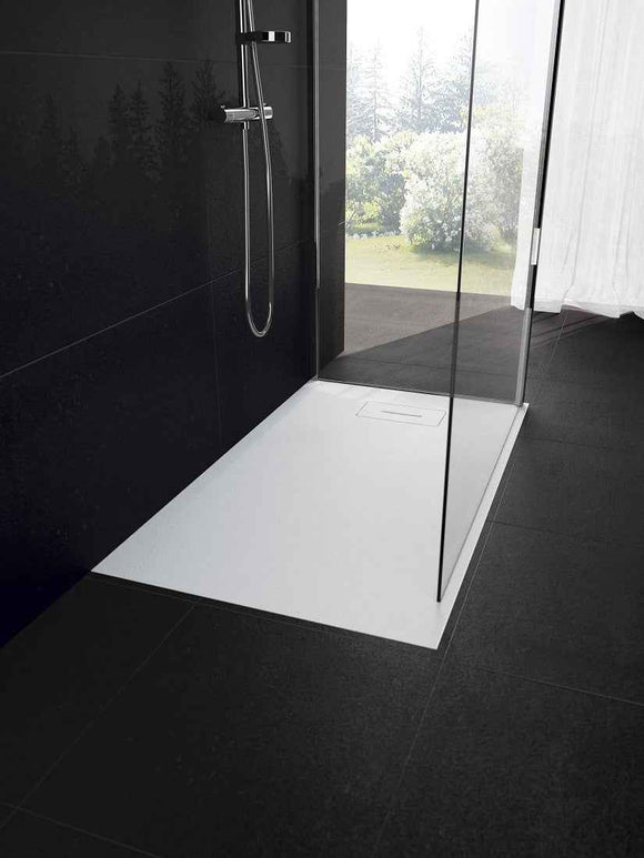 Receveur de douche recoupable NOVELLINI NOVOSOLID blanc 180x90 cm