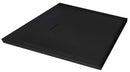 Receveur de douche recoupable NOVELLINI NOVOSOLID noir 100x100 cm