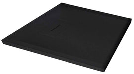 Receveur de douche recoupable NOVELLINI NOVOSOLID noir 100x100 cm