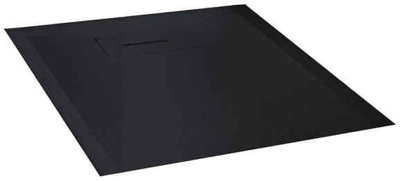Receveur de douche recoupable NOVELLINI NOVOSOLID noir 100x100 cm