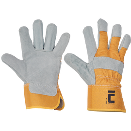 Eider gloves combined yellow - 10 - lot de 12