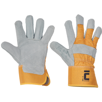 Eider gloves combined yellow - 10 - lot de 12