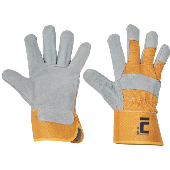 Eider gloves combined yellow - 10 - lot de 12