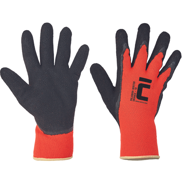 Gants d'hiver palawan latex orange