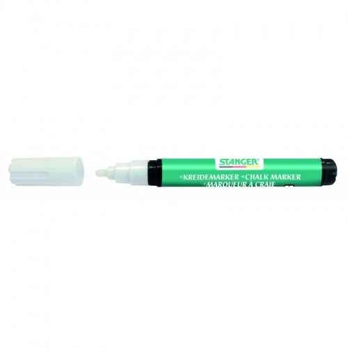 Marqueur à craie STANGER 3-5 mm, blanc, 1 pièce 620000-1
