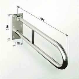 Barre d'appui en forme U HELP en blanc comaxite