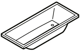 Baignoire acrylique NOVELLINI CALOS 2.0 160x70 cm avec pieds