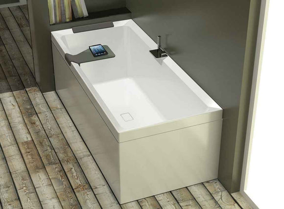 Baignoire rectangulaire NOVELLINI DIVINA avec appui-tête 190x90 cm