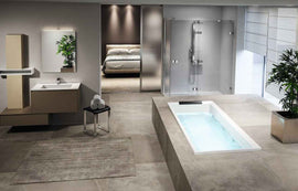 Baignoire rectangulaire NOVELLINI DIVINA avec appui-tête 190x90 cm