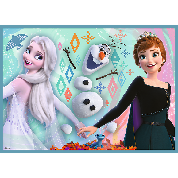 Ensemble de puzzle 4 en 1 TREFL FROZEN