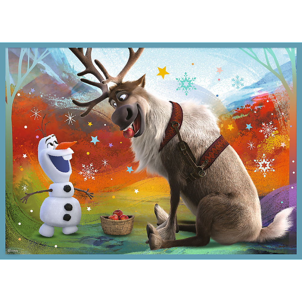 Ensemble de puzzle 4 en 1 TREFL FROZEN
