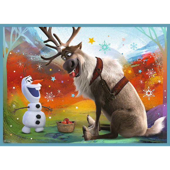 Ensemble de puzzle 4 en 1 TREFL FROZEN