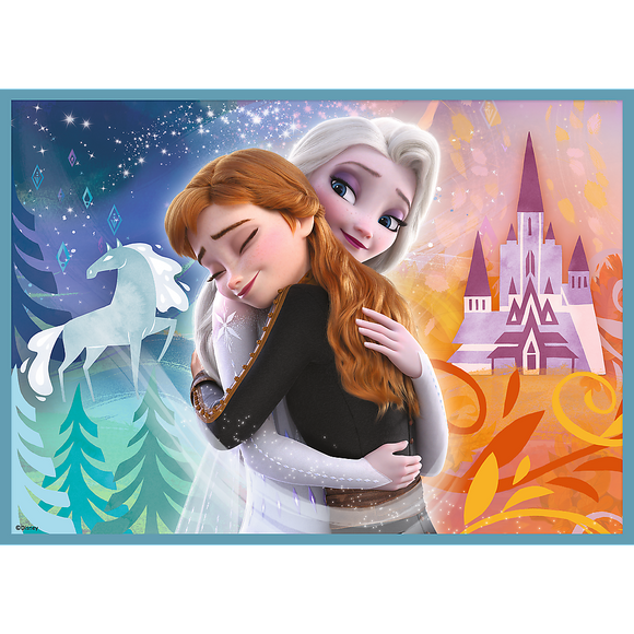Ensemble de puzzle 4 en 1 TREFL FROZEN