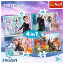 Ensemble de puzzle 4 en 1 TREFL FROZEN