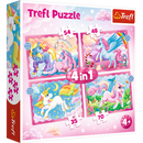 TREFL Puzzle 4 in 1 set Unicorns-5