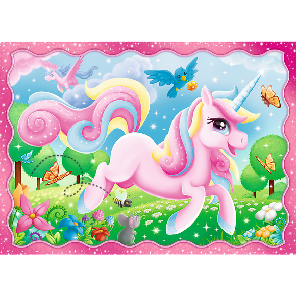 TREFL Puzzle 4 in 1 set Unicorns