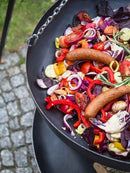 WOK rond spécial pour brasero sur trépied