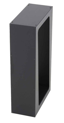 Range bûches CASA en acier noir 51,5 x23,5 x90,5 cm