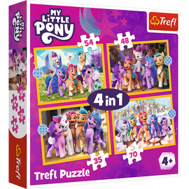 Puzzle - 4in1 - Meet the Pony My Little Pony Trefl 34624