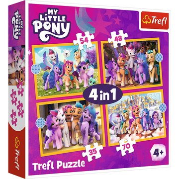 Trefl my little pony puzzle 4 en 1