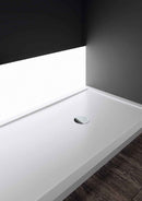 Receveur de douche plat NOVELLINI OLYMPIC PLUS 140x100 cm avec bonde H 4,5cm