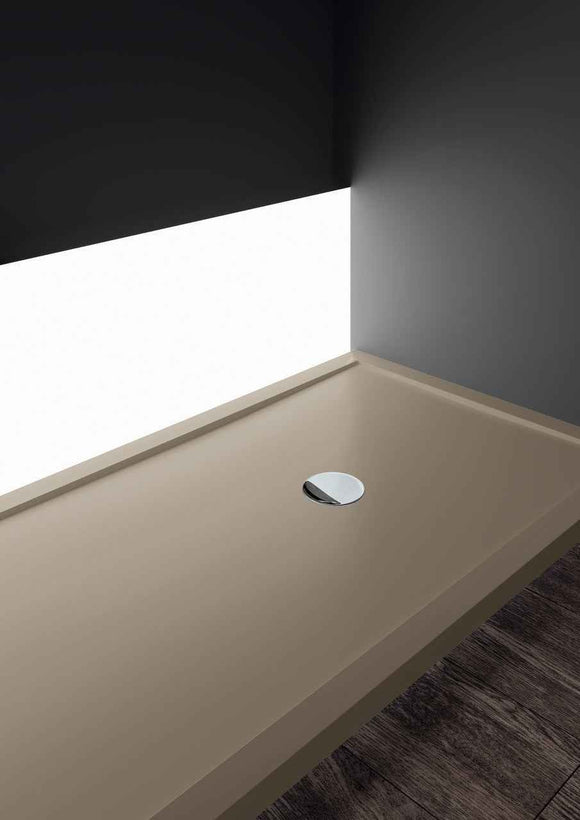 Receveur de douche plat NOVELLINI OLYMPIC PLUS beige 120x70 cm H 4,5cm