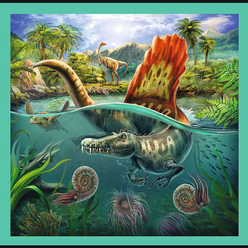 Puzzle TREFL Dinosaures 3 en 1