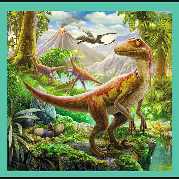 Puzzle TREFL Dinosaures 3 en 1