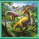 Puzzle TREFL Dinosaures 3 en 1