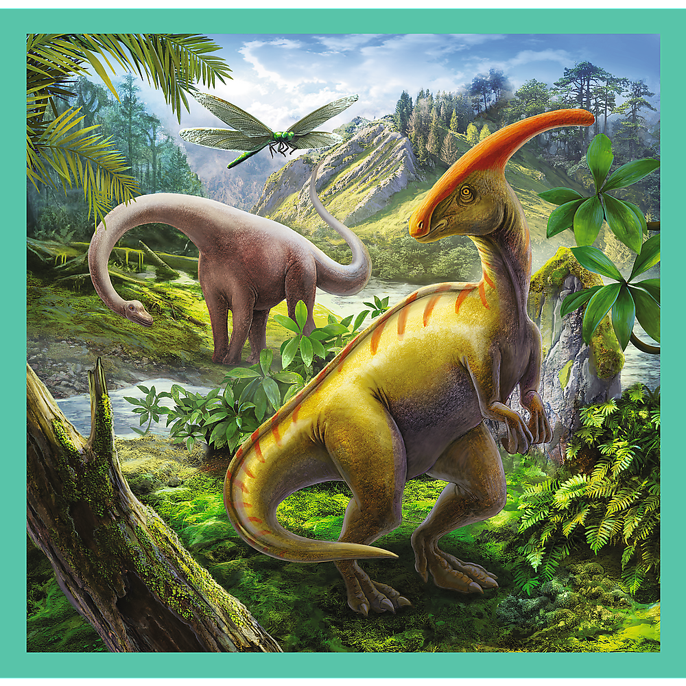 Puzzle TREFL Dinosaures 3 en 1