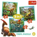 Puzzle TREFL Dinosaures 3 en 1