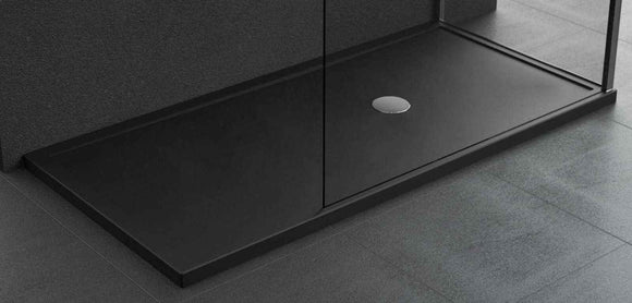 Receveur de douche plat NOVELLINI OLYMPIC PLUS noir 120x80 cm H 4,5cm